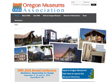 Tablet Screenshot of oregonmuseums.org